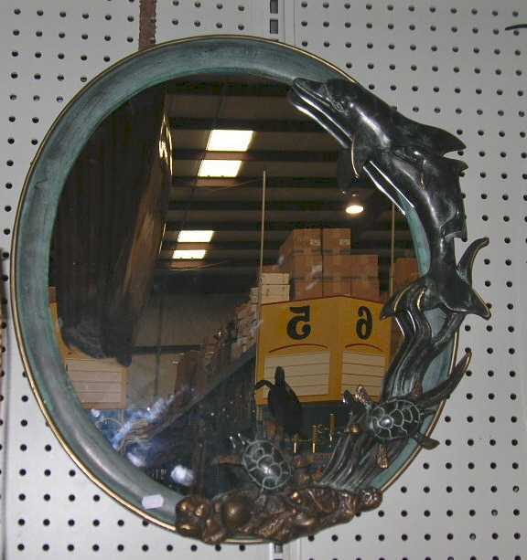 Brass mirror by SPI
